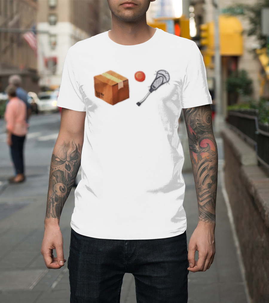 Lacrosse Stick Ball Box Package T-Shirt