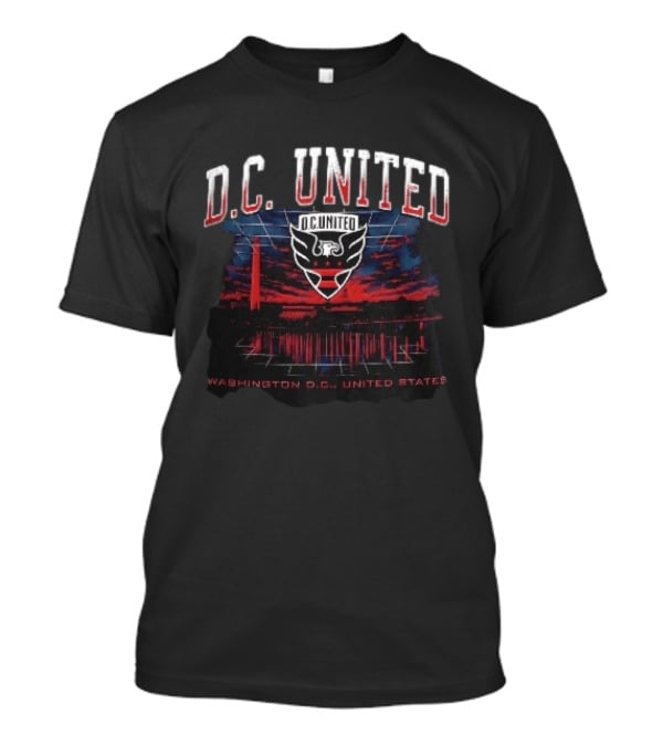 D.C. United Eagle Crest Washington Monument Reflecting Pool Washington D.C. United States T-Shirt