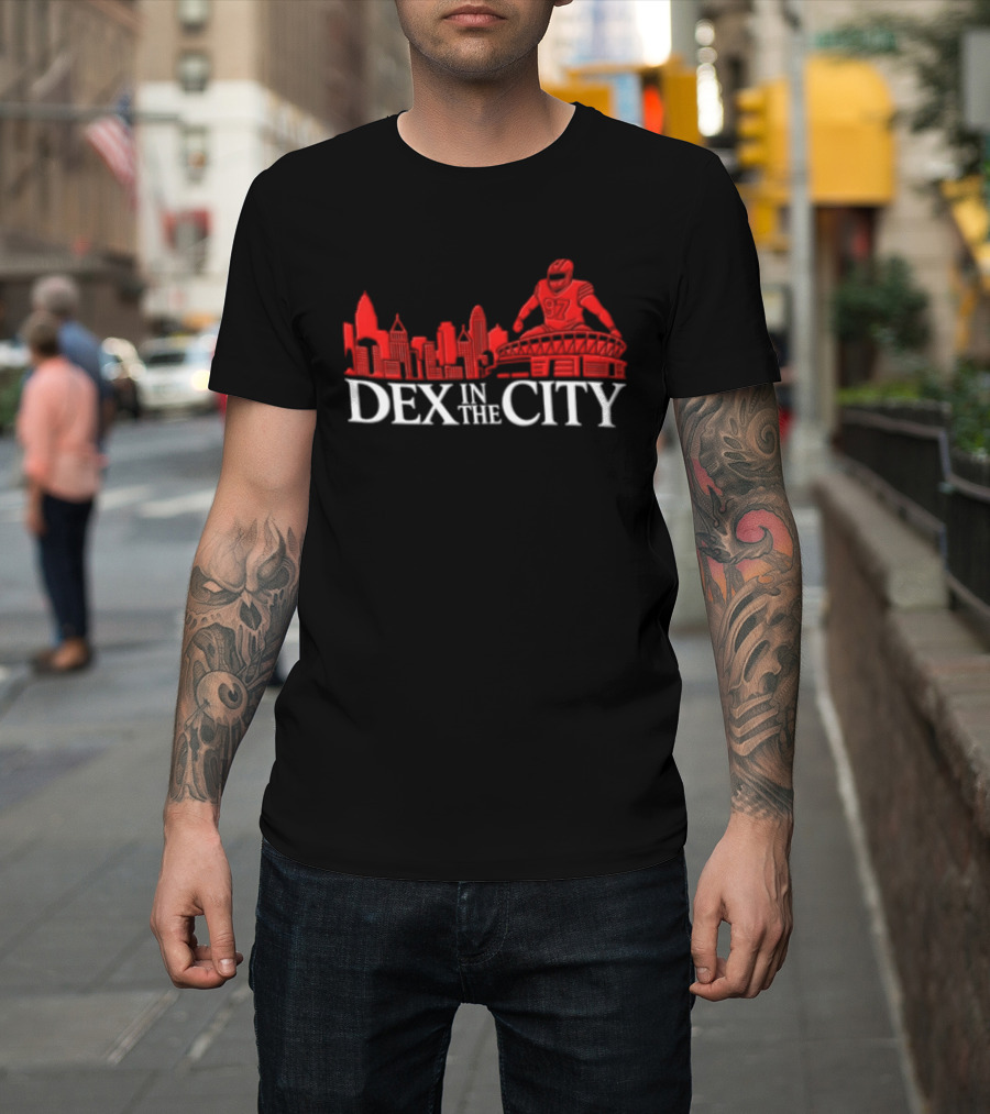 Dex In The City Football Skyline Adventure T-Shirt