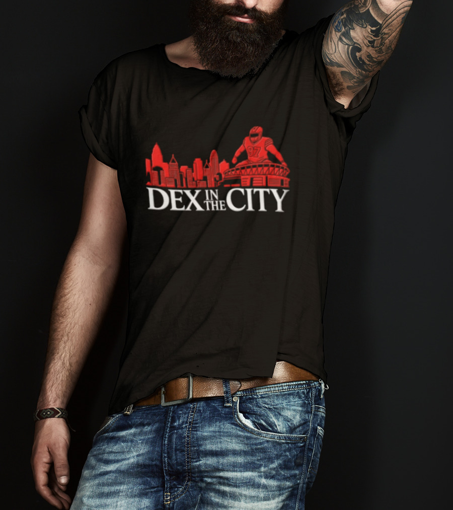 Dex In The City Football Skyline Adventure T-Shirt