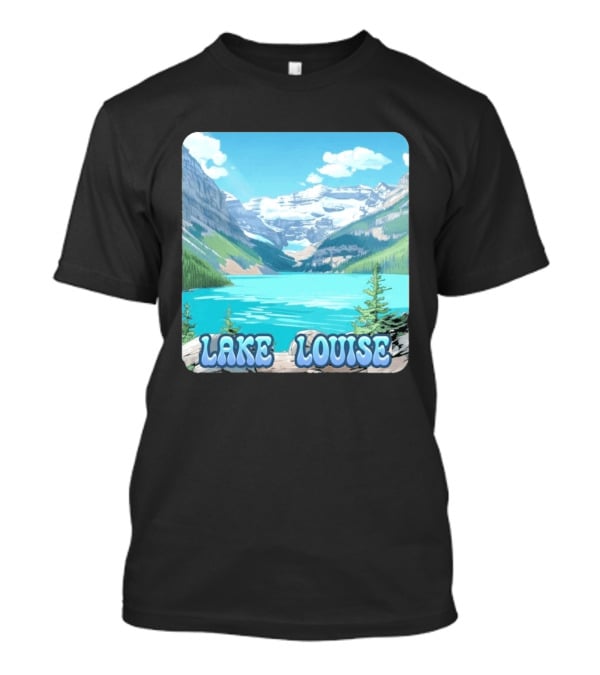 Lake Louise Canada Scenic Mountain Lake View T-Shirt