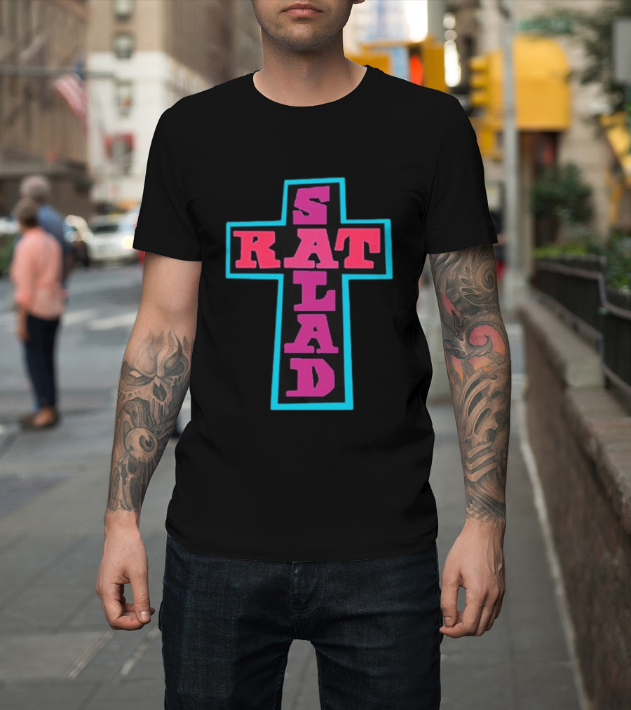 Grateful Sabbath Rat Salad Cross T-Shirt