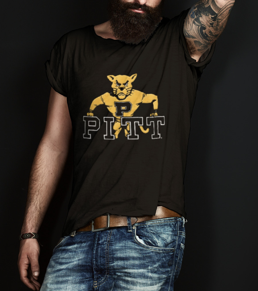 Pittsburgh Panthers NCAA Pitt Angry Panther T-Shirt