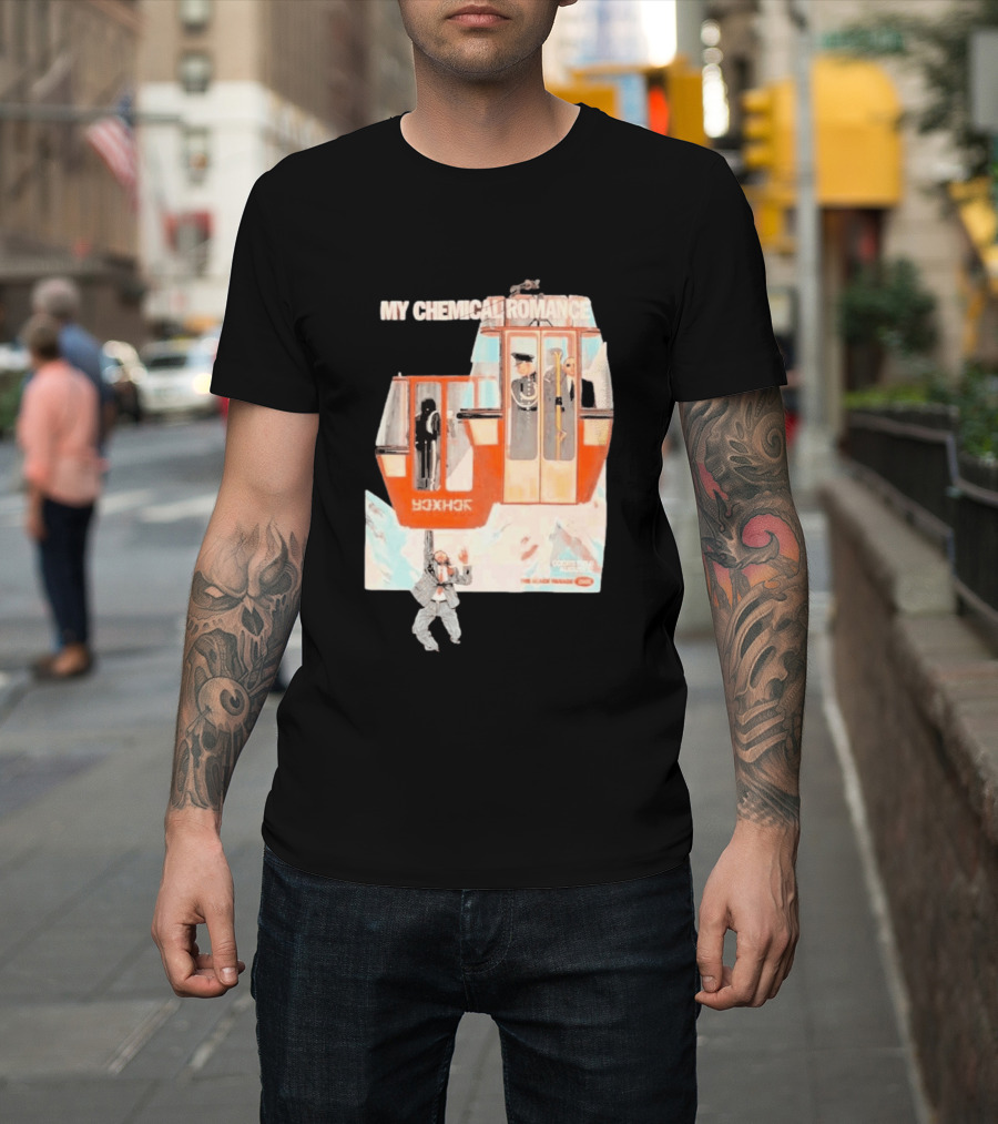 My Chemical Romance Coors Field 2026 Tour August 27th Denver CO Cable Car Print T-Shirt