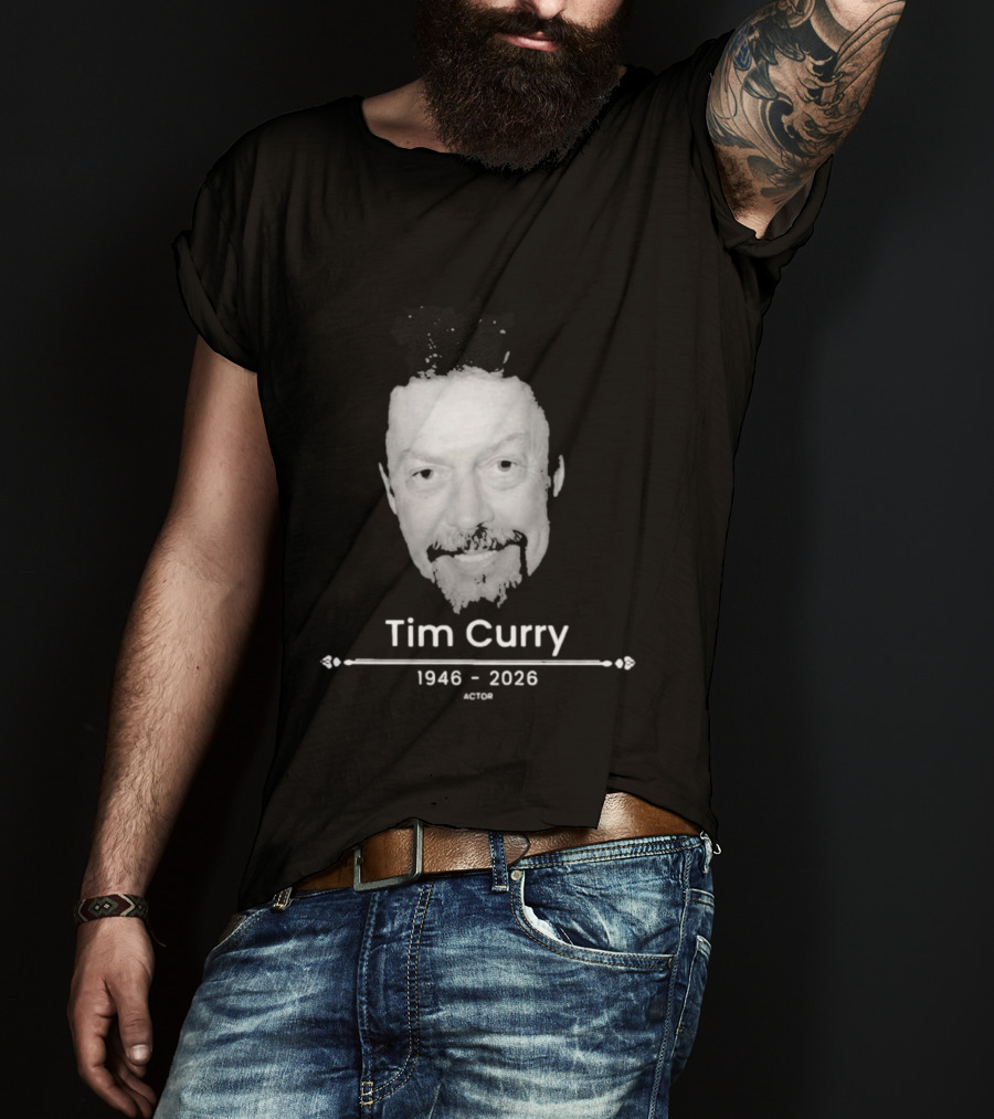 Tim Curry 1946 2026 Actor Face T-Shirt