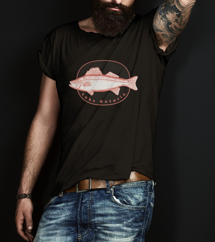 Walleye Freshwater Fish Lake Ontario T-Shirt