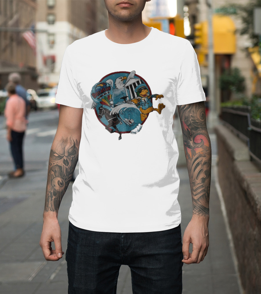 Decatur Alabama River City Cartoon Duck Horse Eagle Balloon T-Shirt