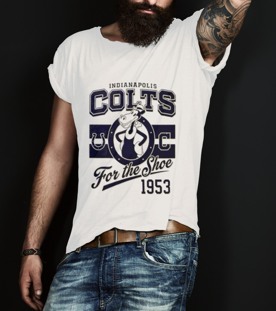 Indianapolis Colts Goofy 1953 For The Shoe T-Shirt