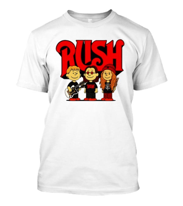 RUSH Band With Anika Nilles Classic Cartoon Characters T-Shirt