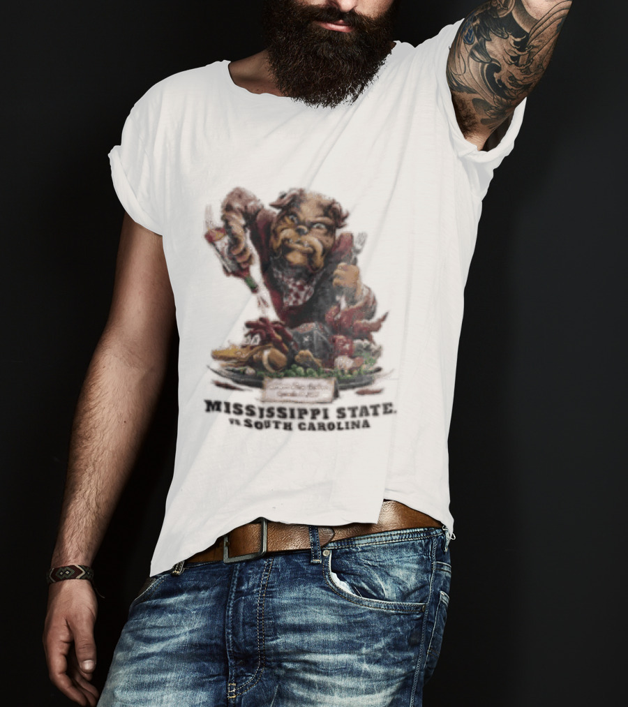 Williams Price Stadium September 19 2026 Mississippi State Vs South Carolina Bulldog T-Shirt