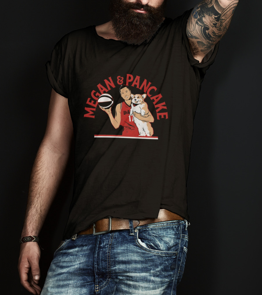Megan & Pancake DiLeo Portland Player WNBA T-Shirt