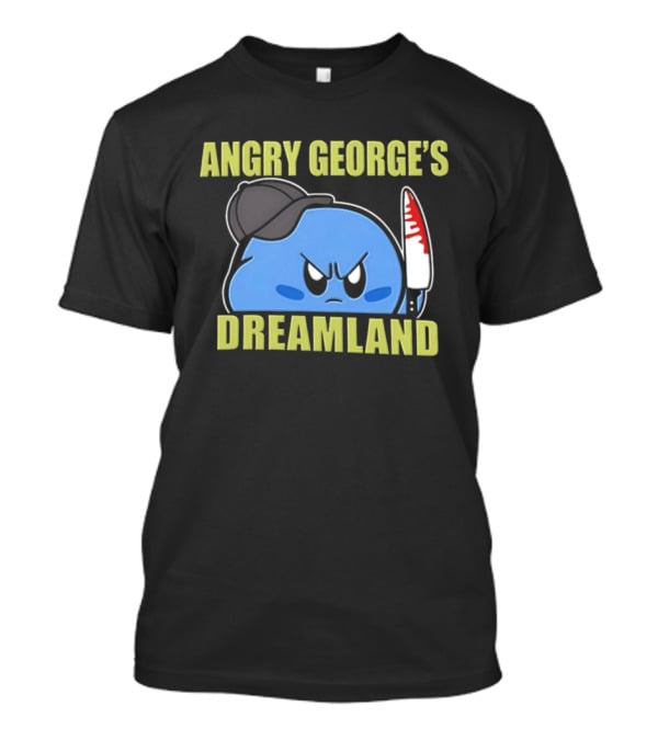Angry George's Dreamland Kirby With Knife And Hat T-Shirt