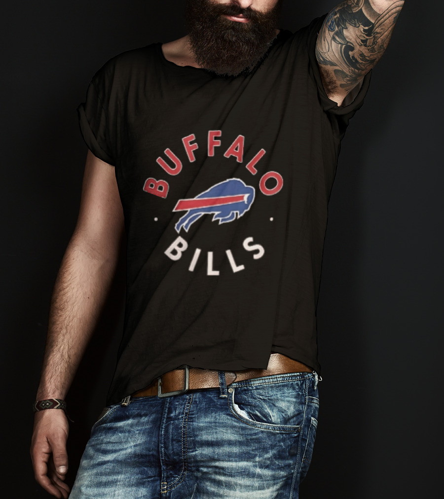 Buffalo Bills NFL Football Team Logo Blue And Red Buffalo T-Shirt