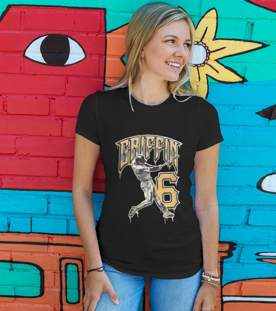 Konnor Griffin 6 Pittsburgh Pirates 2026 City Connect Baseball Player T-Shirt