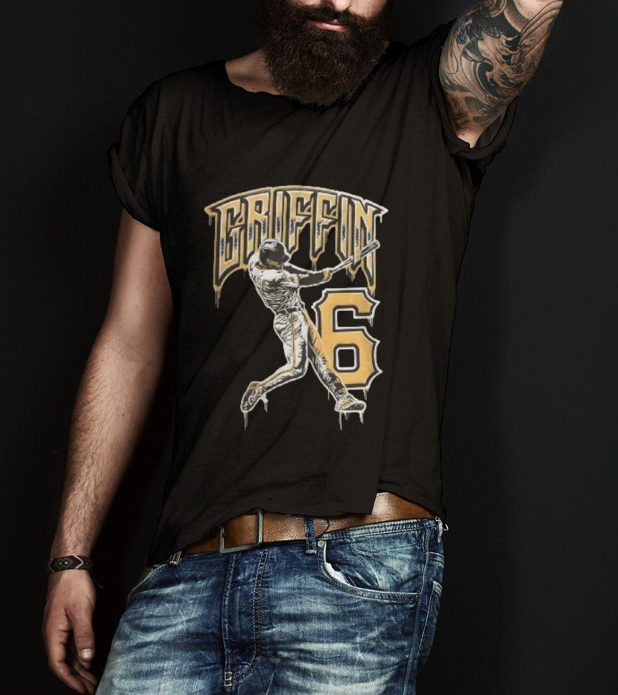 Konnor Griffin 6 Pittsburgh Pirates 2026 City Connect Baseball Player T-Shirt