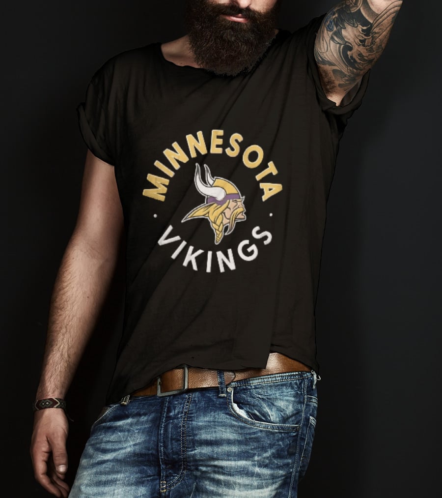 Minnesota Vikings Iconic Viking Head T-Shirt