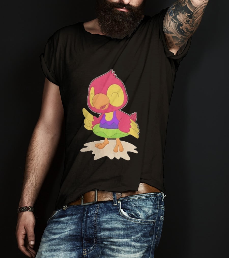 Parrot Inflatable Float Summer Fun Bird T-Shirt