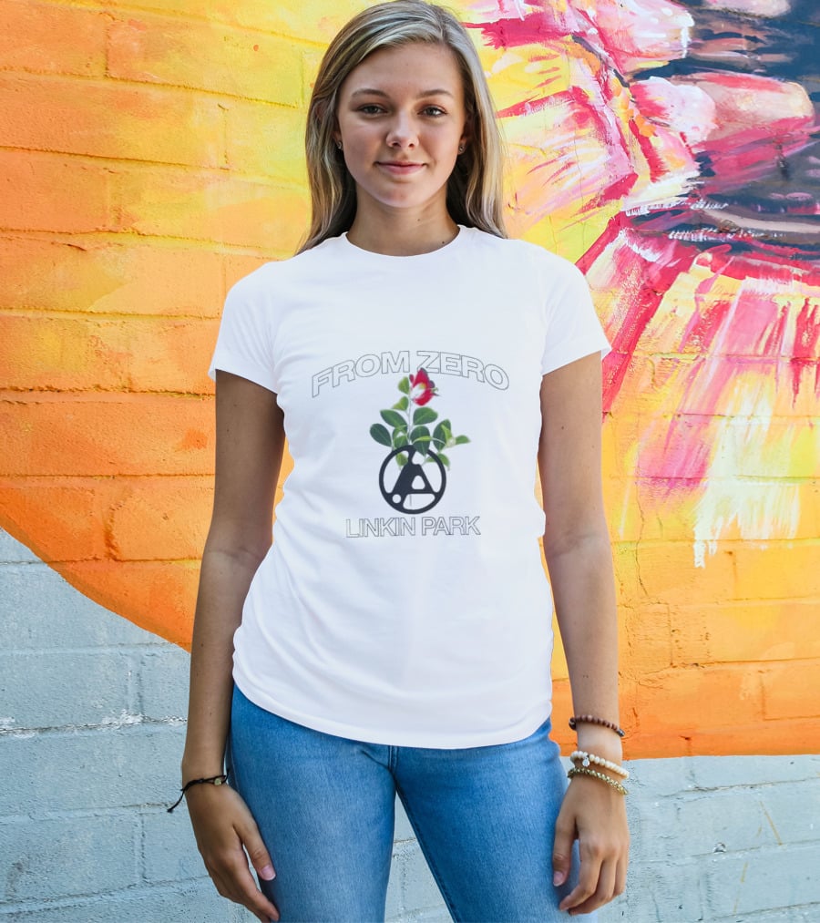 Linkin Park From Zero Floral Makoto Azuma Camellia 2026 Collaboration T-Shirt