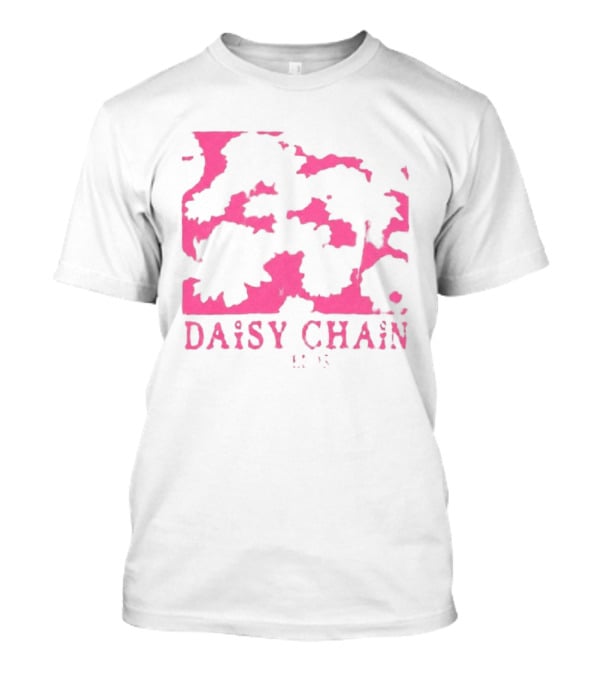 Olivia Rodrigo Daisy Chain Pink Distressed T-Shirt
