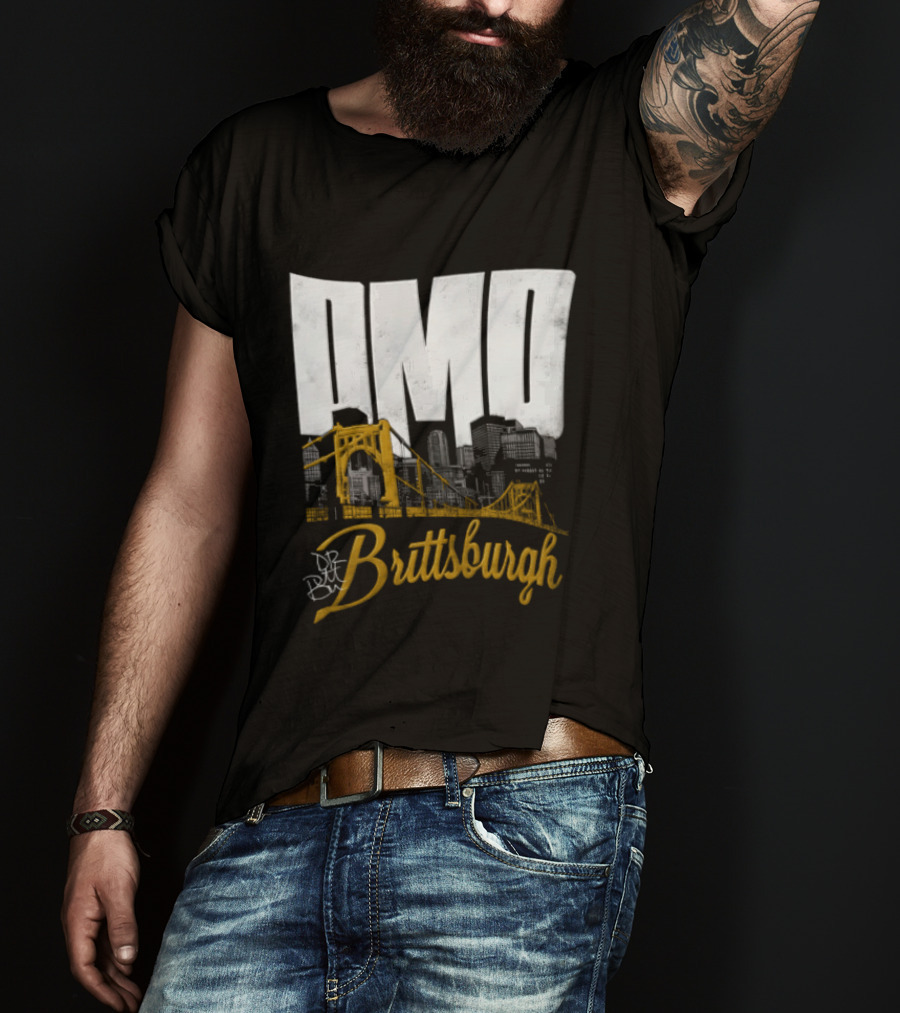 DMO Britt Baker Brittsburgh City Skyline Bridge T-Shirt