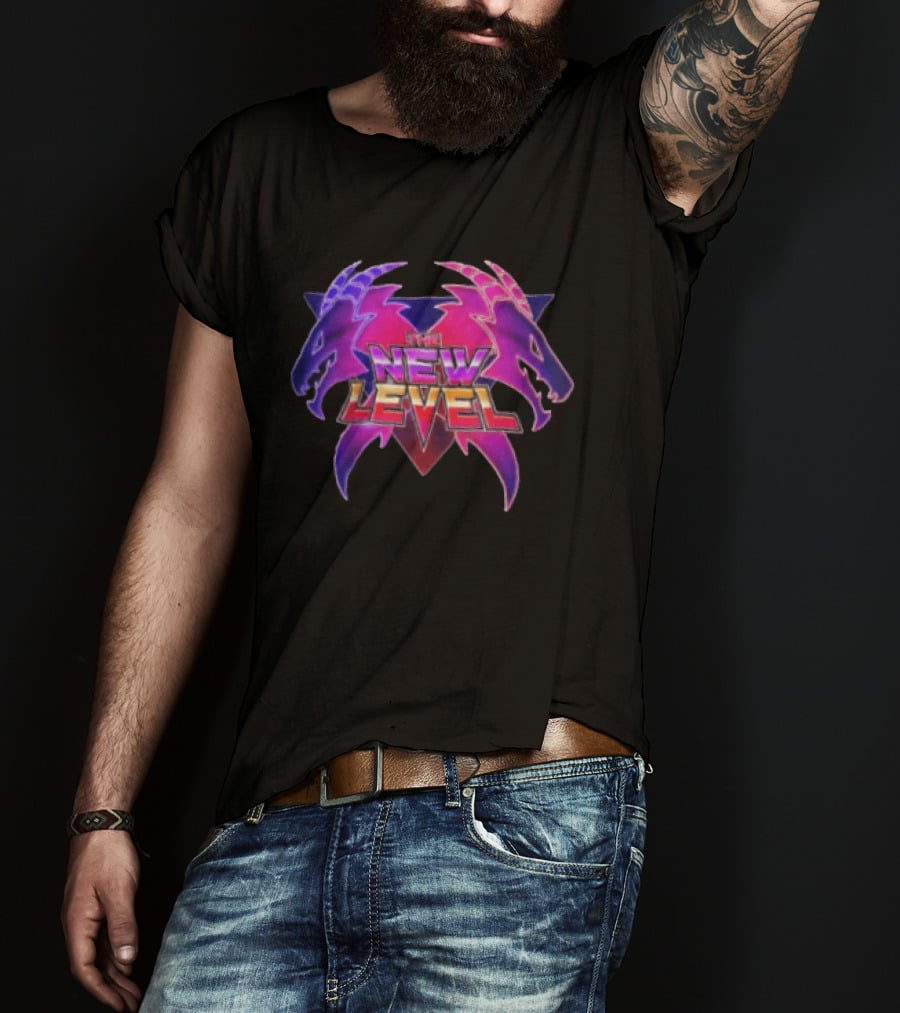 The New Level Dual Dragon Emblem Level Up T-Shirt