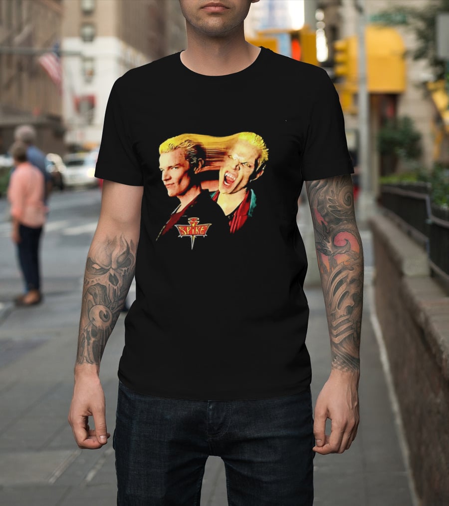 Spike Buffy The Vampire Slayer Movie Iconic Blond Vampire Characterística T-Shirt