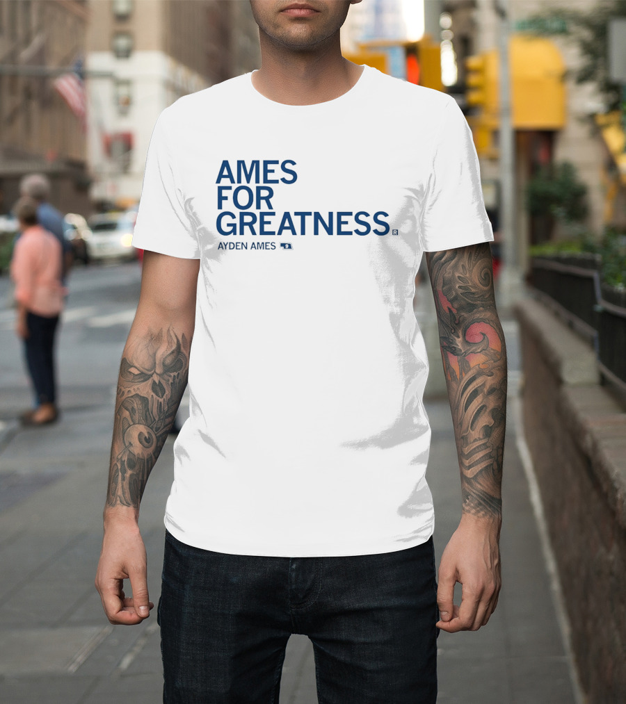 Ames For Greatness Ayden Ames Creighton Bluejays Number 9 T-Shirt