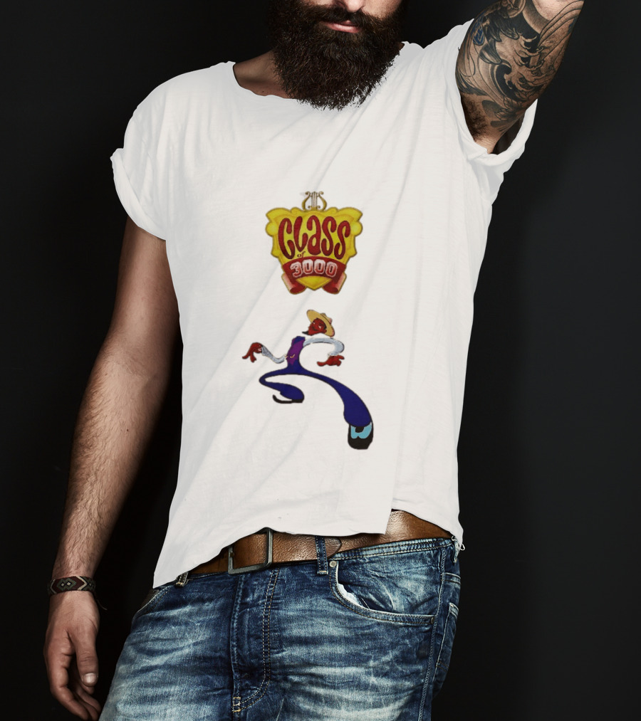Class Of 3000 Cartoon 2015 Posing Straw Hat Vest T-Shirt