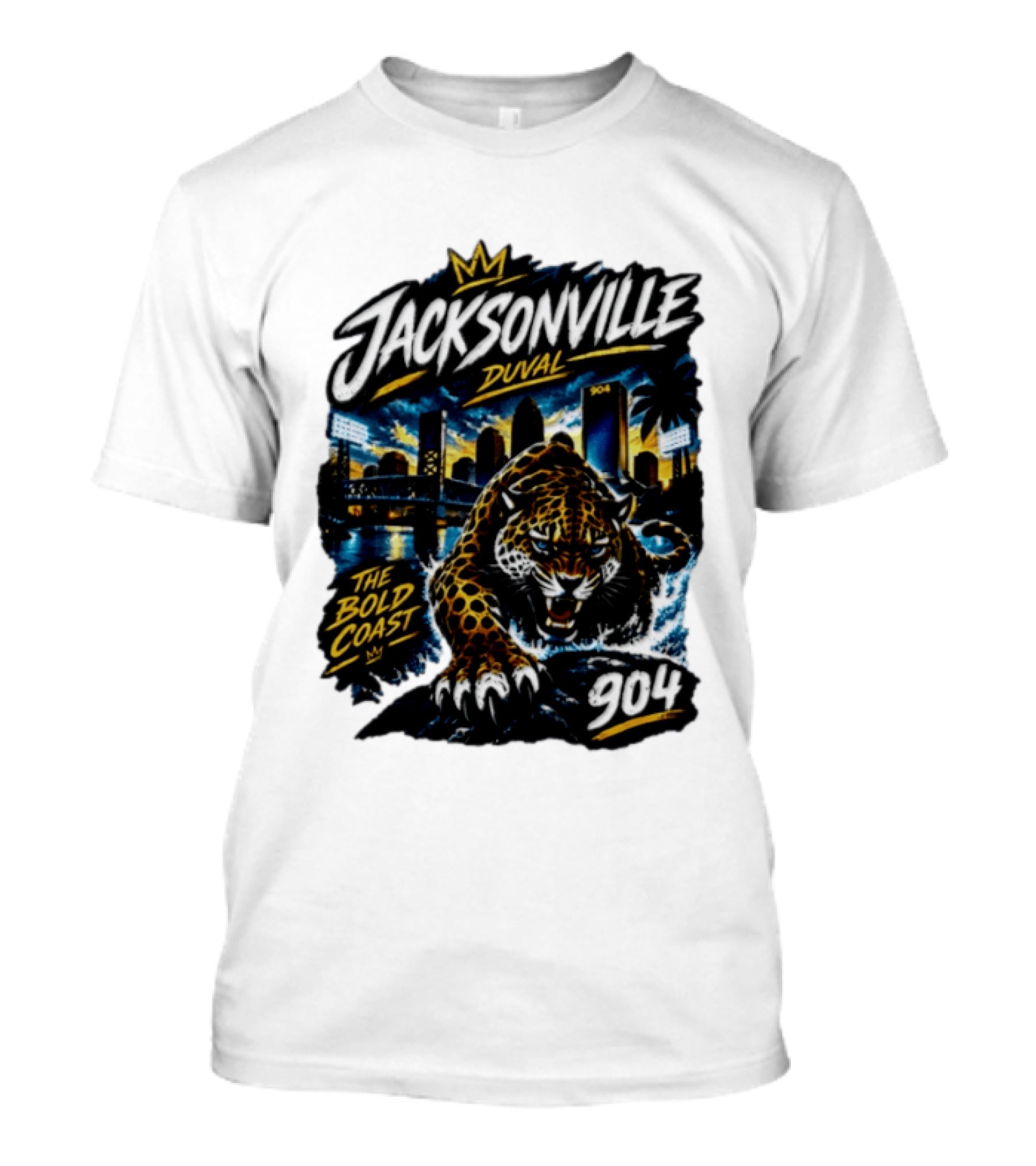 Jacksonville Duval 904 The Bold Coast T-Shirt