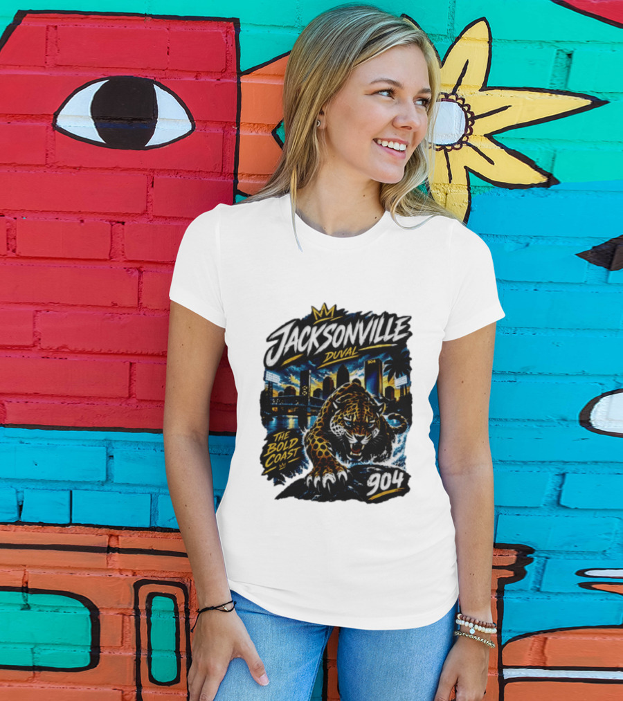 Jacksonville Duval 904 The Bold Coast T-Shirt