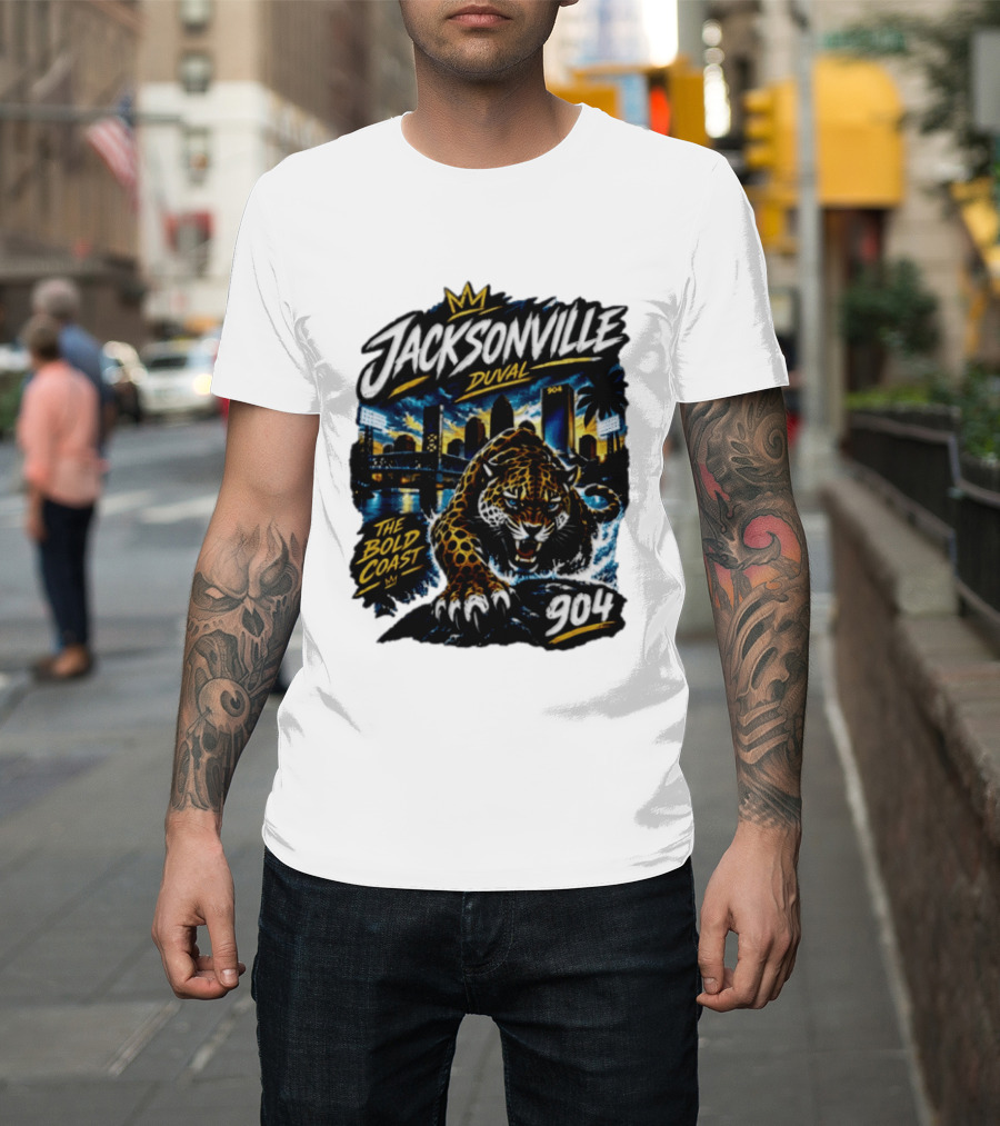Jacksonville Duval 904 The Bold Coast T-Shirt