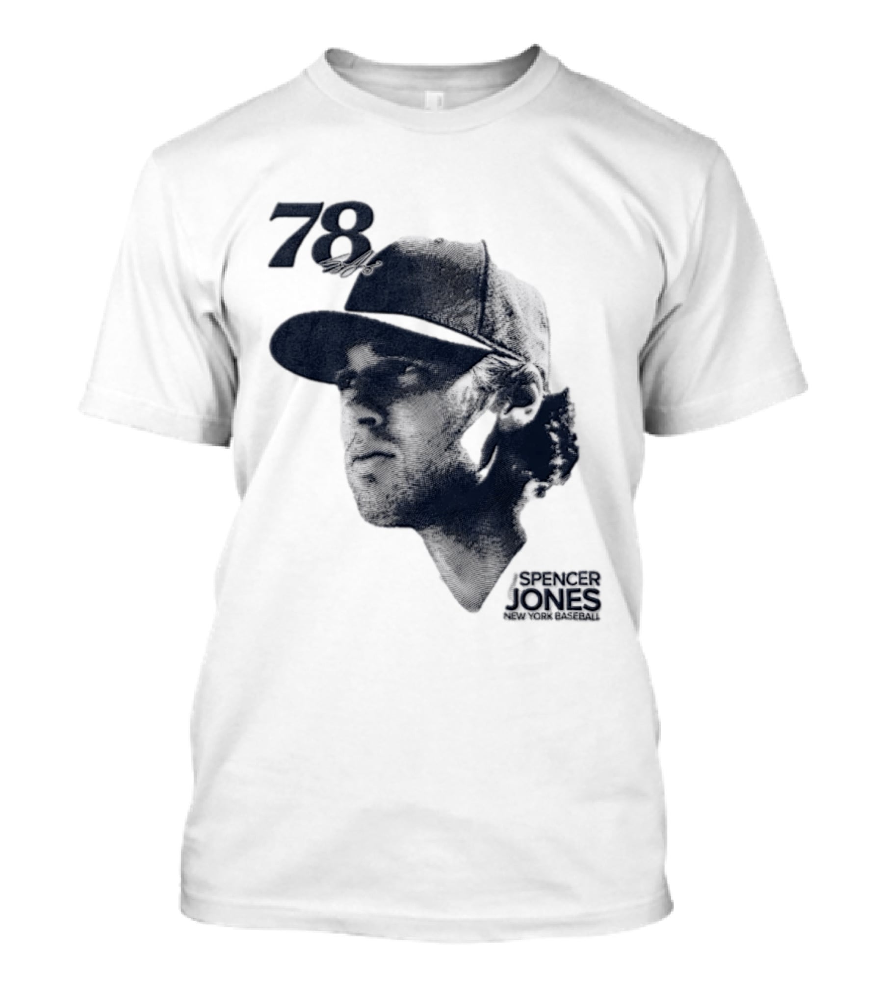 Spencer Jones No 78 New York Yankees MLB Lineage Series T-Shirt