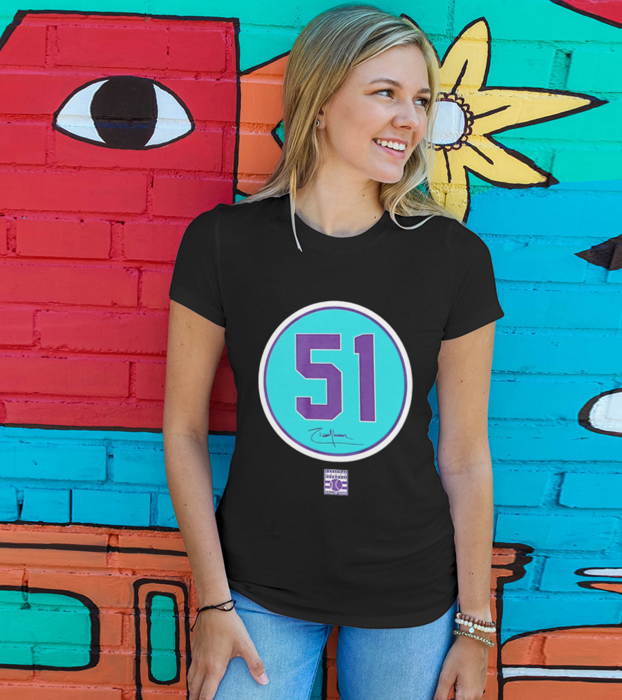 Randy Johnson 51 Arizona Diamondbacks Hall Of Fame National T-Shirt