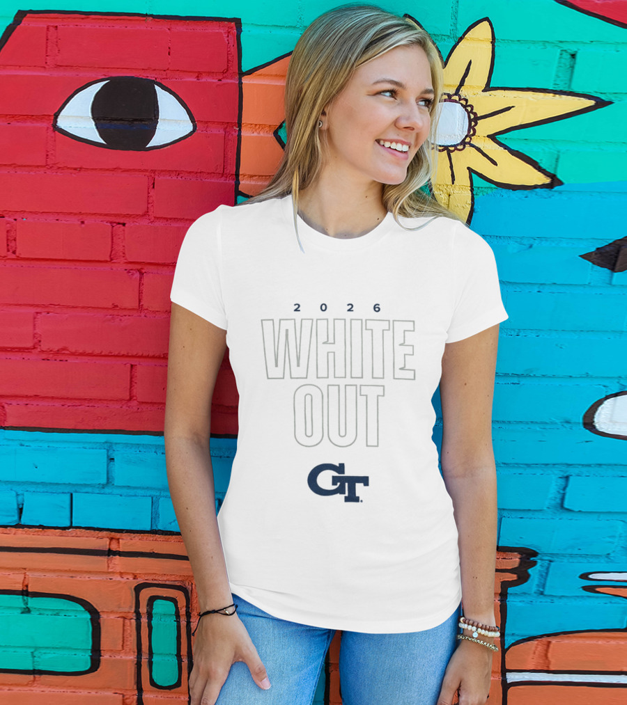 2026 White Out GT Football Event T-Shirt