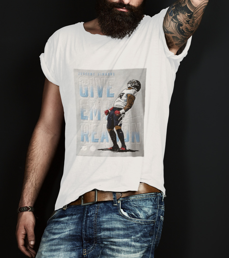 Tennessee Titans Give Em A Reason Jeffery Simmons 98 Flexing T-Shirt