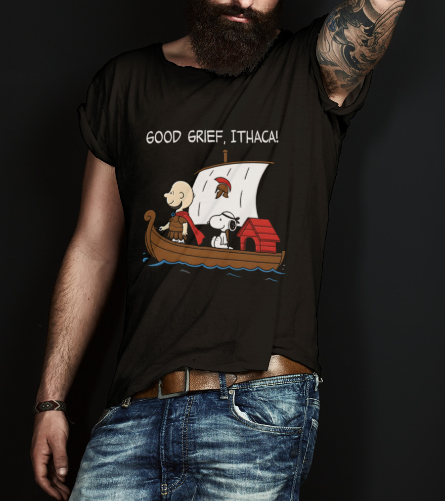 Good Grief Ithaca Charlie Brown Snoopy Peanuts T-Shirt