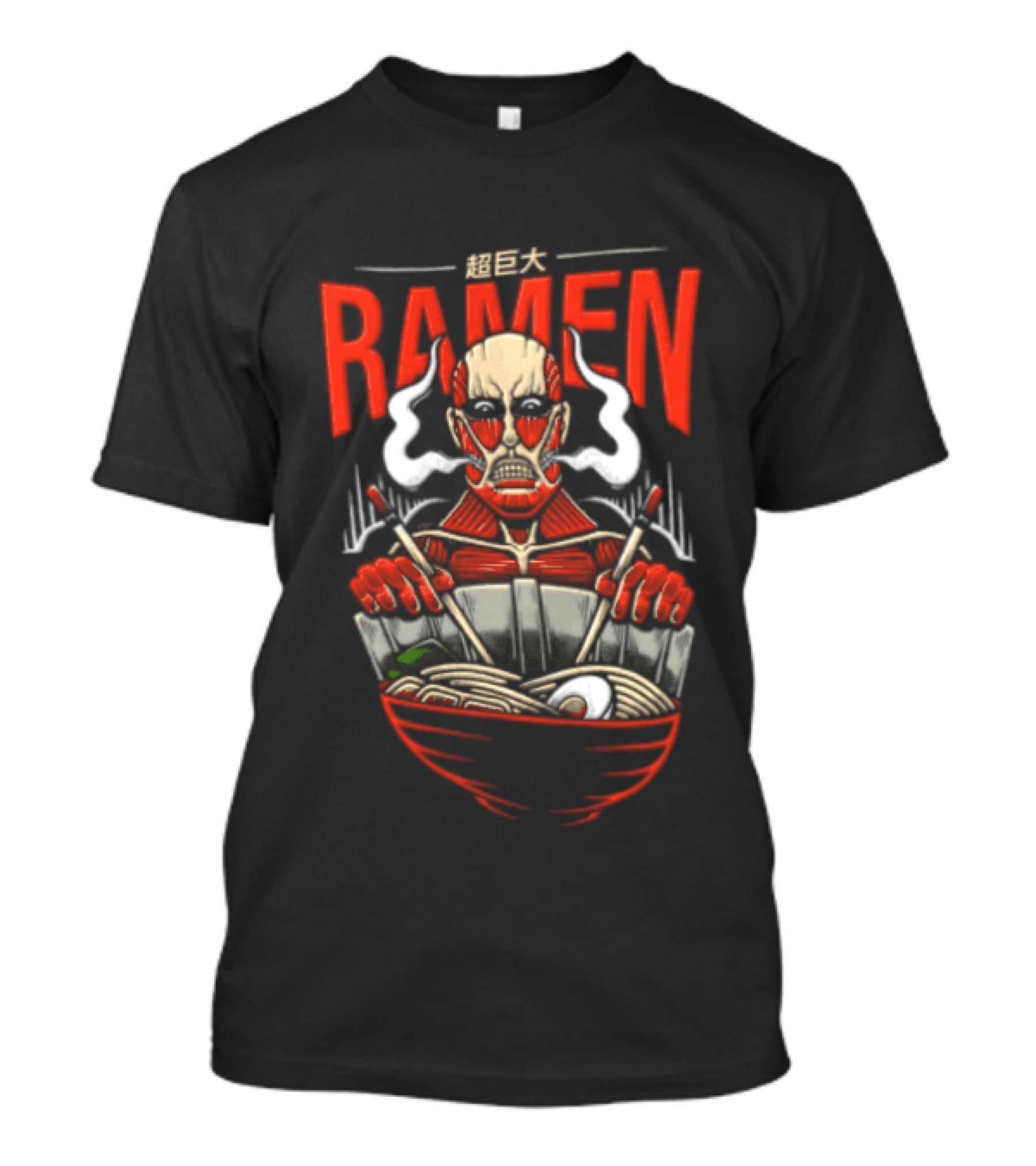 Titan Sized Ramen Colossal Noodles And Broth Delight T-Shirt