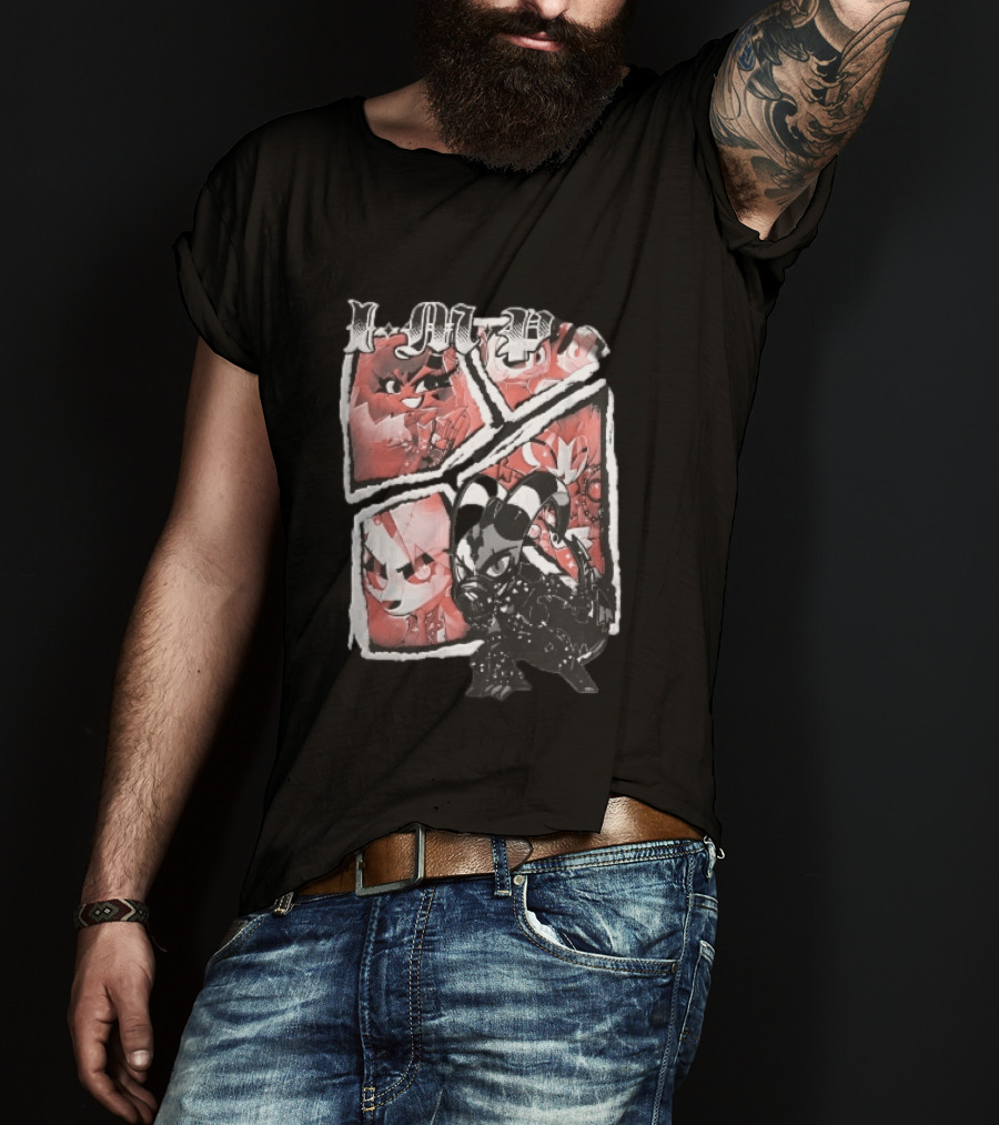 I M P Helluva Boss Chibi Characters Comic Panel T-Shirt