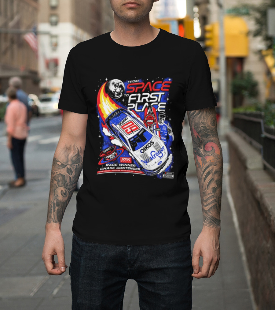 Ryan Preece Space To First Kroger RFK Racing 09 T-Shirt