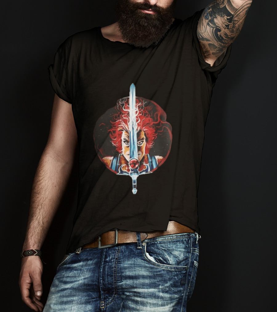 Lion O Thundercats Sword Of Omens Fiery Red Mane T-Shirt