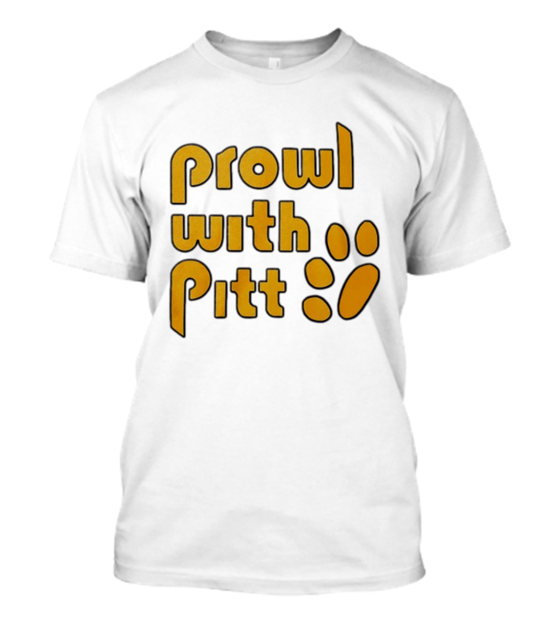 Prowl With Pitt Paw Print Pittsburgh Spirit T-Shirt