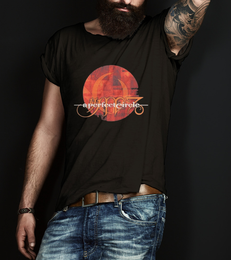 A Perfect Circle Band Logo Red T-Shirt