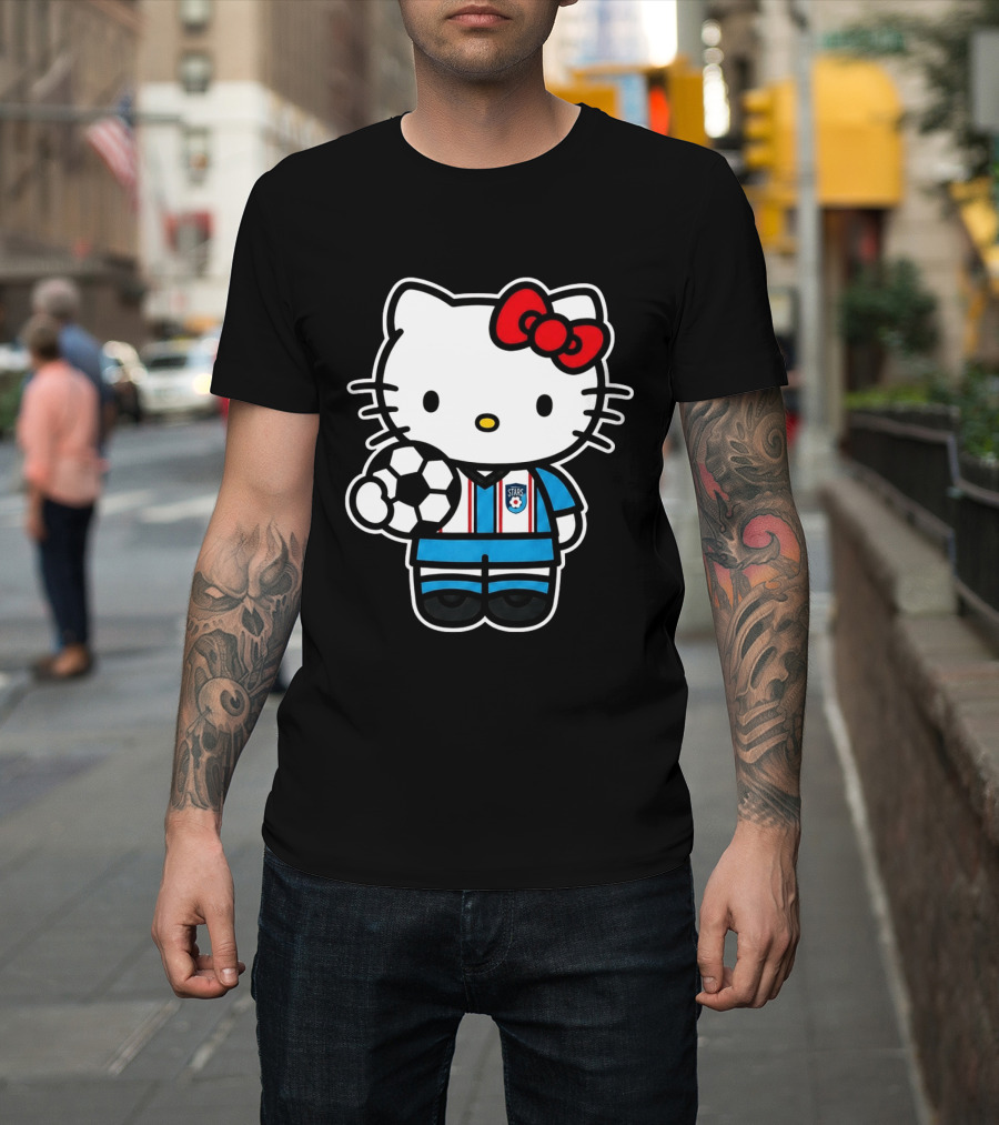 Hello Kitty Chicago Soccer Stars Team Collaboration T-Shirt