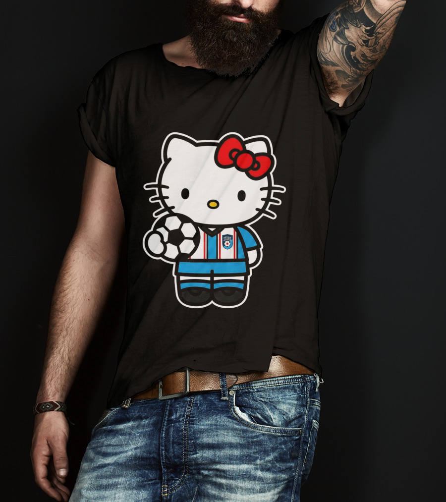 Hello Kitty Chicago Soccer Stars Team Collaboration T-Shirt