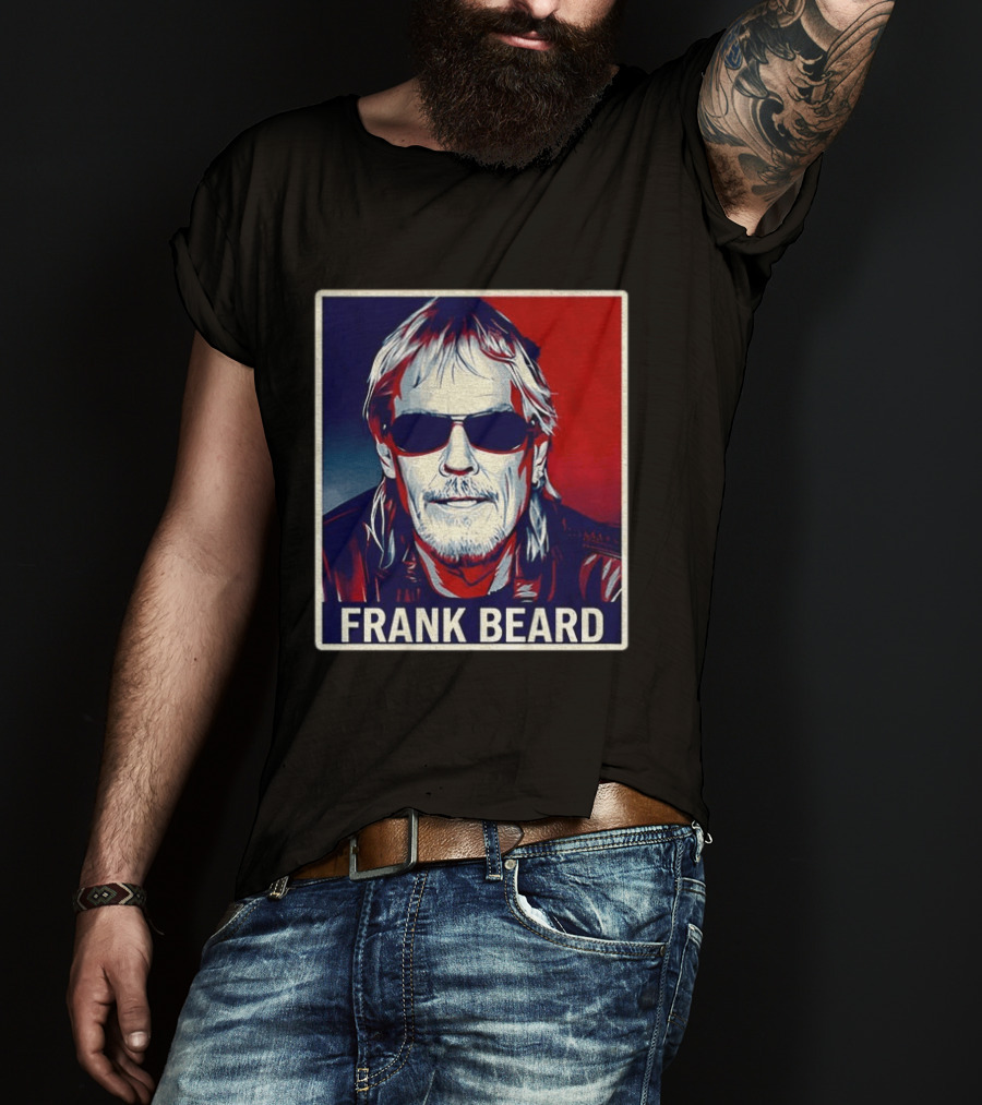 Frank Beard Vintage Rocker Sunglasses T-Shirt