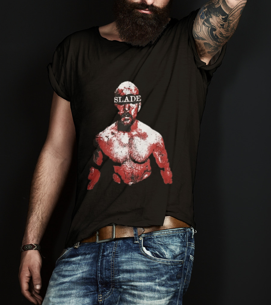 Slade Warrior Bleeding Covered In Blood Bold Headband T-Shirt