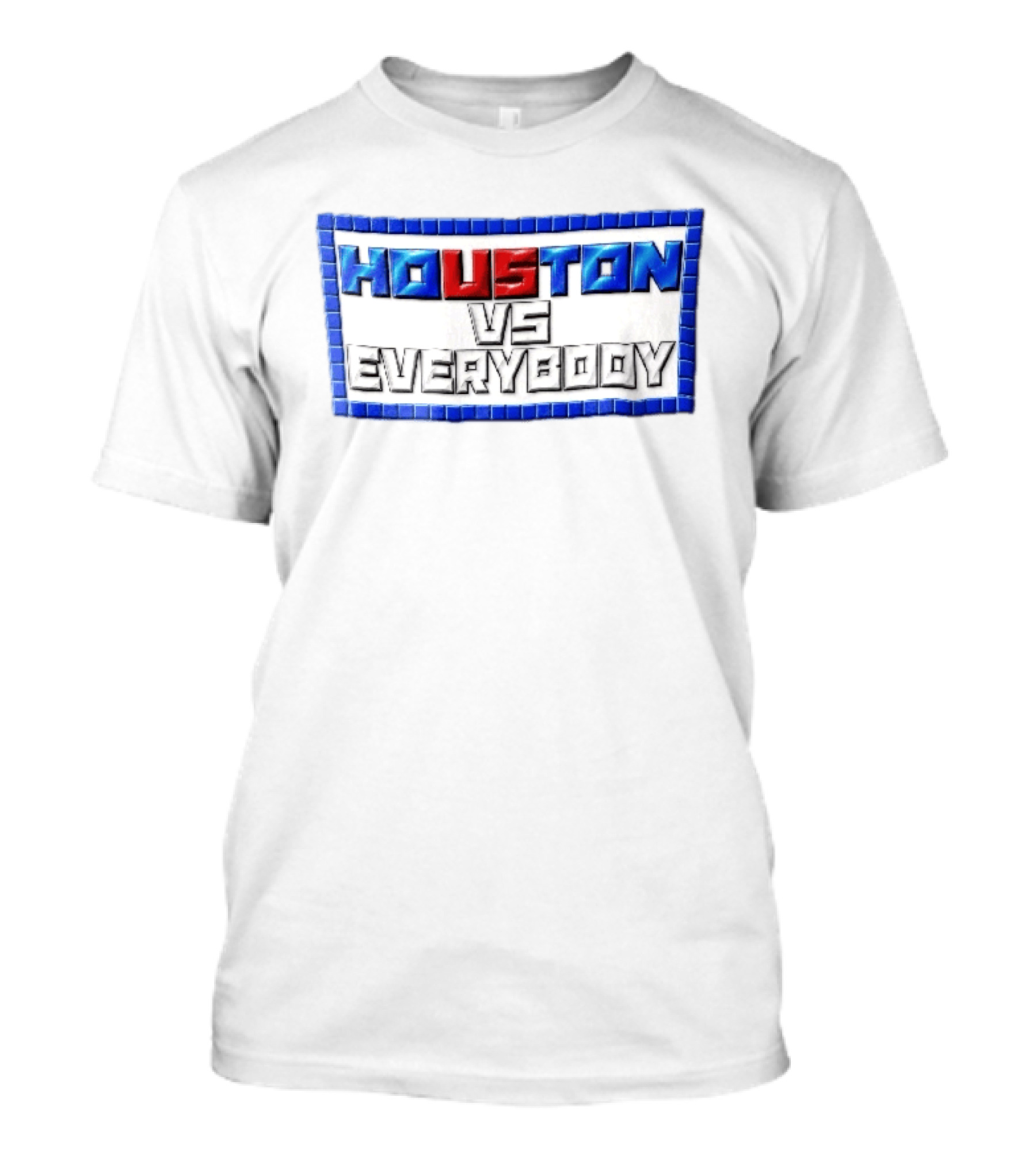Houston VS Everybody Pixel Border T-Shirt
