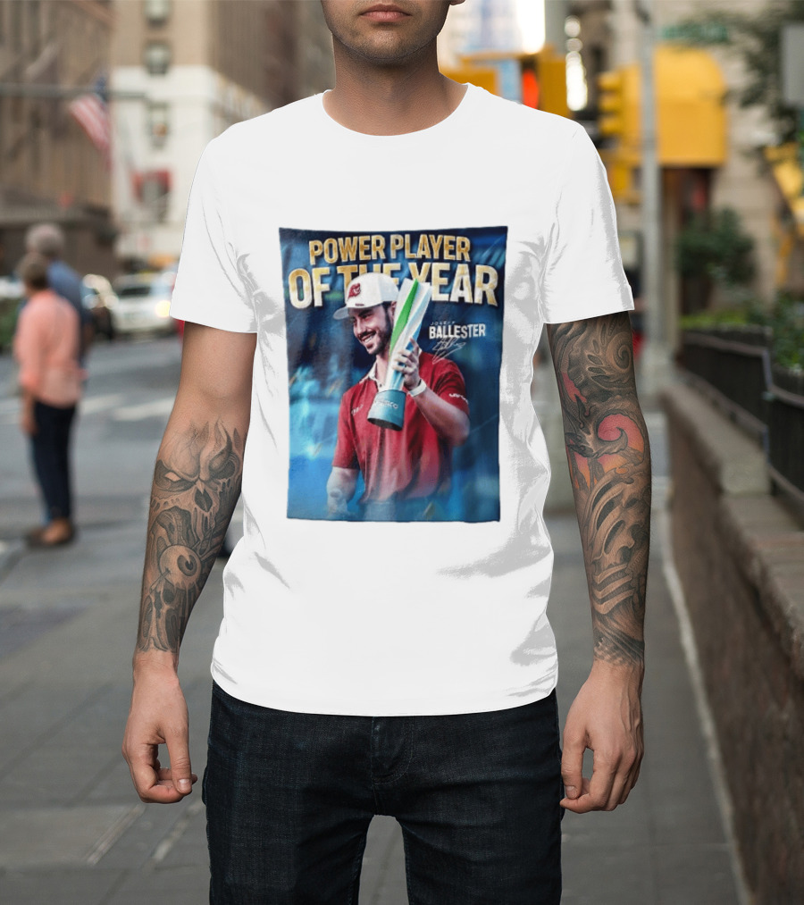 Power Player Of The Year Josele Ballester Champions Trophy Sports Celebration T-Shirt