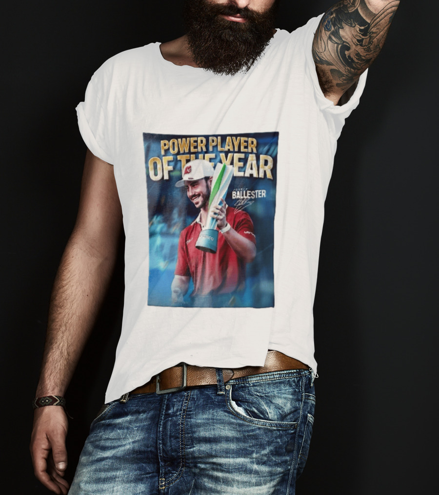 Power Player Of The Year Josele Ballester Champions Trophy Sports Celebration T-Shirt