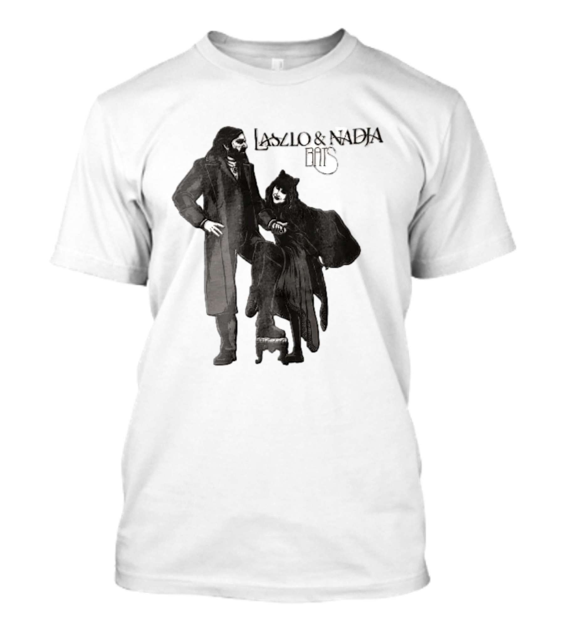 Laszlo And Nadja Bats Gothic Vampire Couple T-Shirt